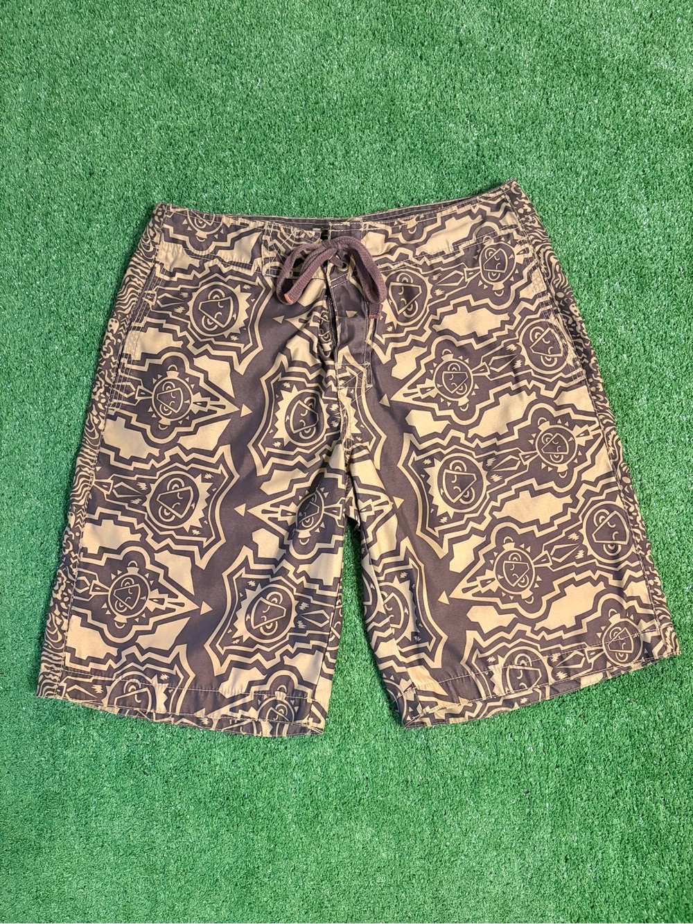 Vintage Old Navy Tribal Board Shorts